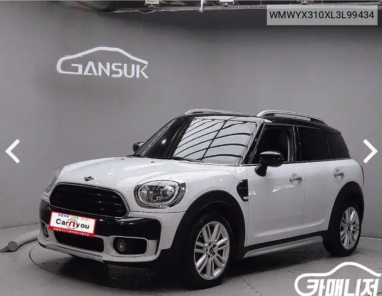 Cooper Countryman High Generation VIN: WMWYX310XL3L99434 Lot: 39577571