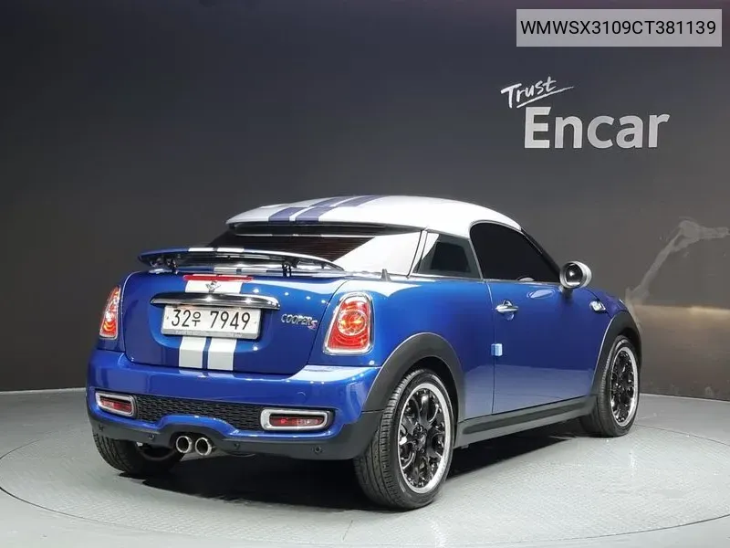 Cooper S Coupe 1.6 VIN: WMWSX3109CT381139 Lot: 38103648