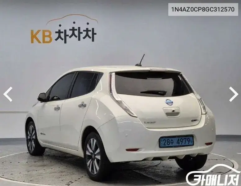 Leaf Ev VIN: 1N4AZ0CP8GC312570 Lot: 40022343