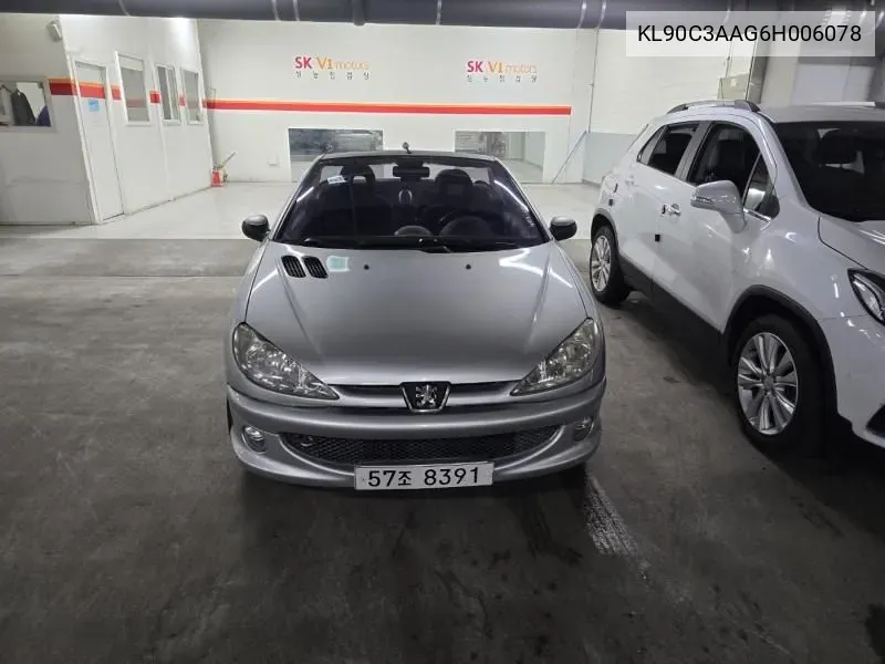 206Cc1.6 Convertible 1St Generation VIN: KL90C3AAG6H006078 Lot: 38096664