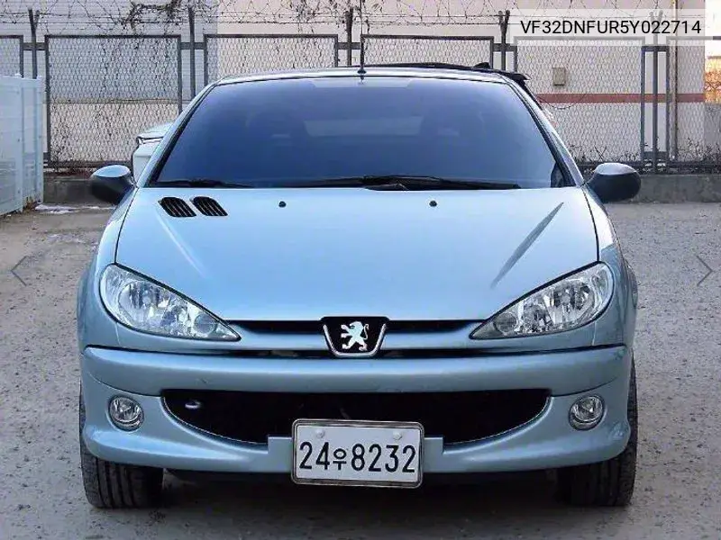 206Cc 1.6 Converter Blue 1St Generation VIN: VF32DNFUR5Y022714 Lot: 39560364