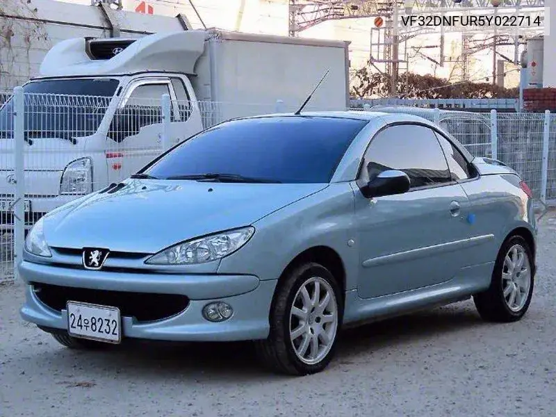 206Cc 1.6 Converter Blue 1St Generation VIN: VF32DNFUR5Y022714 Lot: 39560364