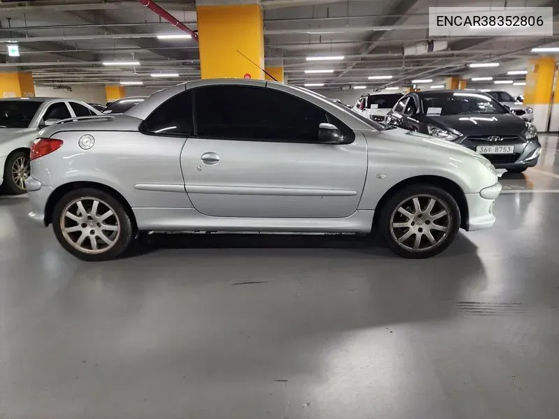 Peugeot 206Cc 1.6 Convertible 1St Generation VIN: ENCAR38352806 Lot: 38352806