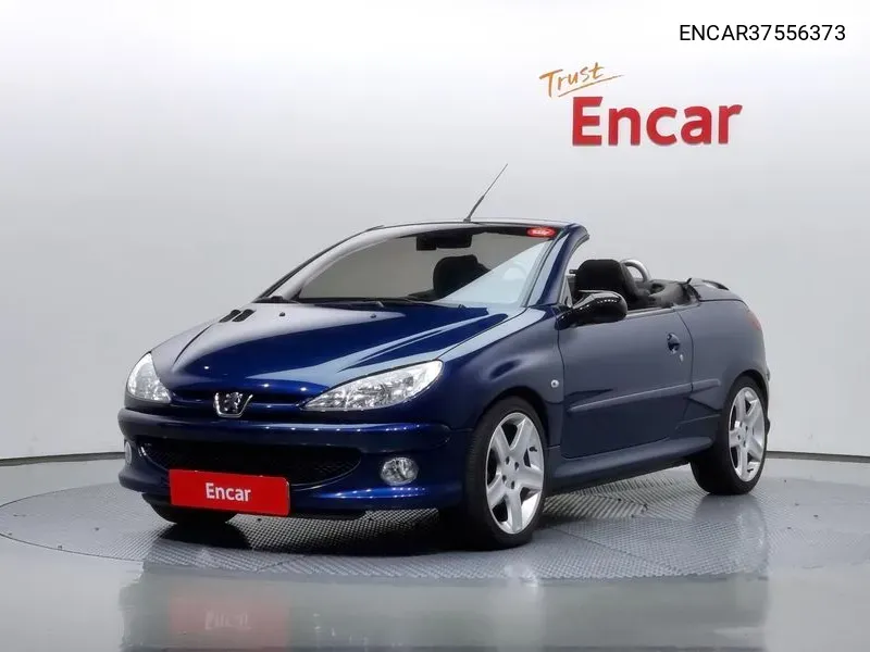 206Cc 1.6 Converter Blue 1St Generation VIN: ENCAR37556373 Lot: 37556373