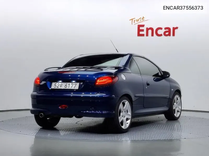 206Cc 1.6 Converter Blue 1St Generation VIN: ENCAR37556373 Lot: 37556373