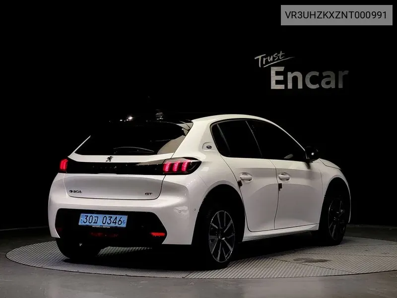 Peugeot E-208 2Nd Generation Gt VIN: VR3UHZKXZNT000991 Lot: 38067355
