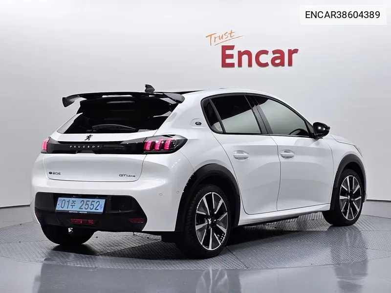 Peugeot E-208 2Nd Generation Gt Line VIN: ENCAR38604389 Lot: 38604389