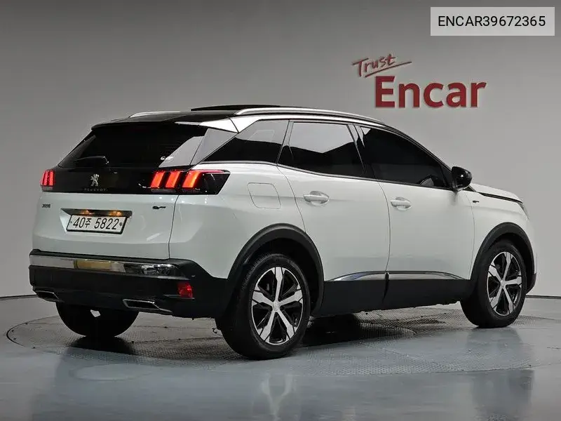 3008 2Nd Generation 2.0 Bluehdi Gt VIN: ENCAR39672365 Lot: 39672365