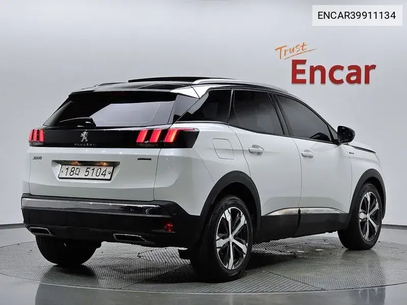 3008 2Nd Generation 1.5 Bluehdi Gt Line VIN: ENCAR39911134 Lot: 39911134