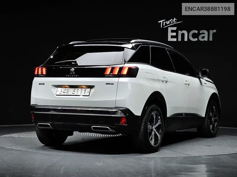 3008 2Nd Generation 1.5 Bluehdi Gt Line VIN: ENCAR38881198 Lot: 38881198