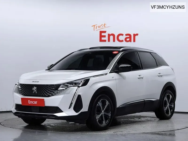 Peugeot 3008 2Nd Generation 1.5 Bluehdi Gt VIN: VF3MCYHZUNS Lot: 38186772