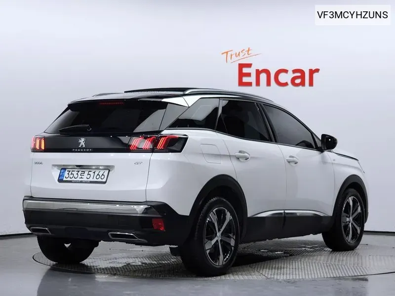 Peugeot 3008 2Nd Generation 1.5 Bluehdi Gt VIN: VF3MCYHZUNS Lot: 38186772