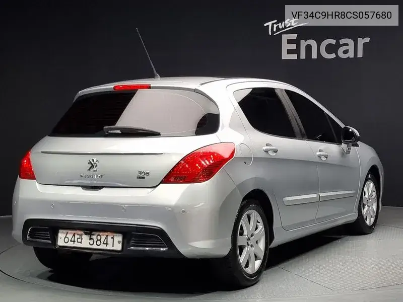 308 1.6 E-Hdi Mcp 1St Generation VIN: VF34C9HR8CS057680 Lot: 39880833