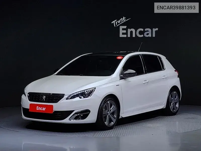 308 2Nd Generation 1.6 Bluehdi Gt Line VIN: ENCAR39881393 Lot: 39881393