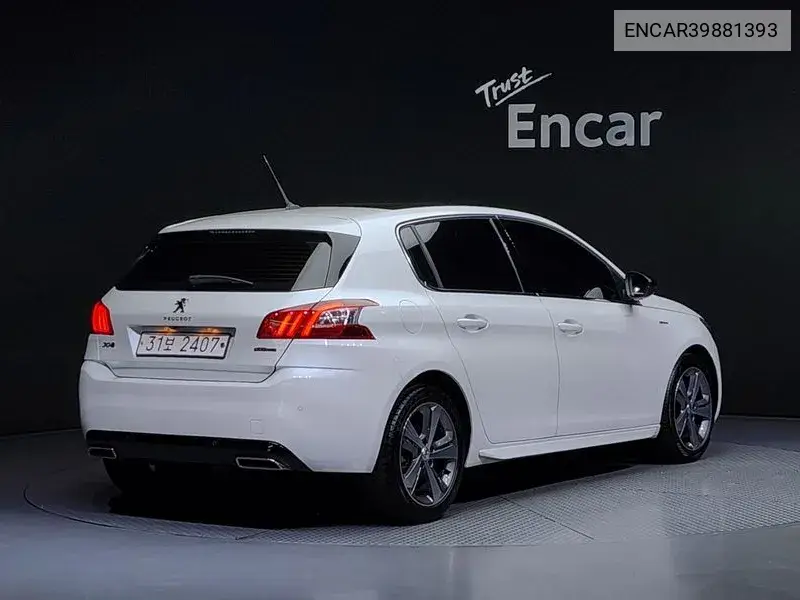 308 2Nd Generation 1.6 Bluehdi Gt Line VIN: ENCAR39881393 Lot: 39881393