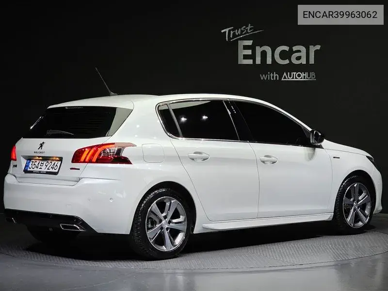 308 2Nd Generation 1.5 Bluehdi Gt Line VIN: ENCAR39963062 Lot: 39963062