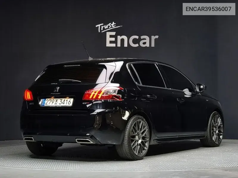 308 2Nd Generation 1.5 Bluehdi Gt Pack VIN: ENCAR39536007 Lot: 39536007