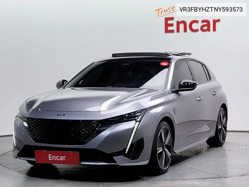 308 3Rd Generation 1.5 Bluehdi Gt VIN: VR3FBYHZTNY593573 Lot: 38990930