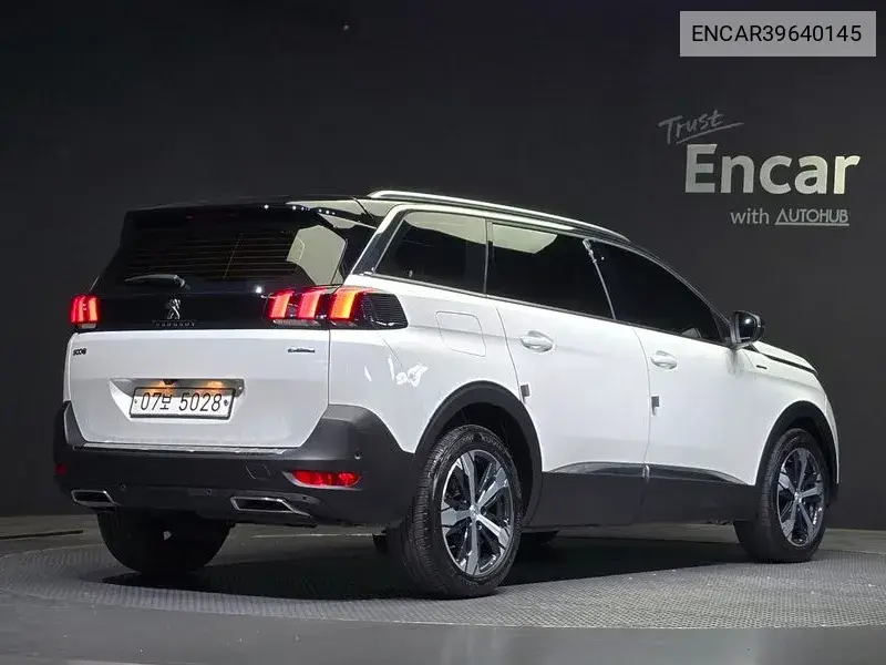 5008 2Nd Generation 1.6 Bluehdi Gt Line VIN: ENCAR39640145 Lot: 39640145