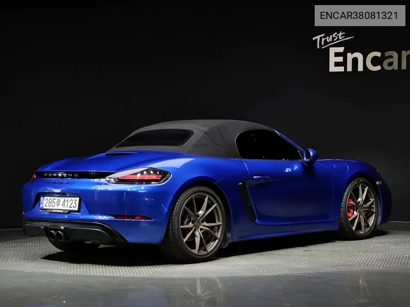 718 Boxster 2.5 Gts VIN: ENCAR38081321 Lot: 38081321
