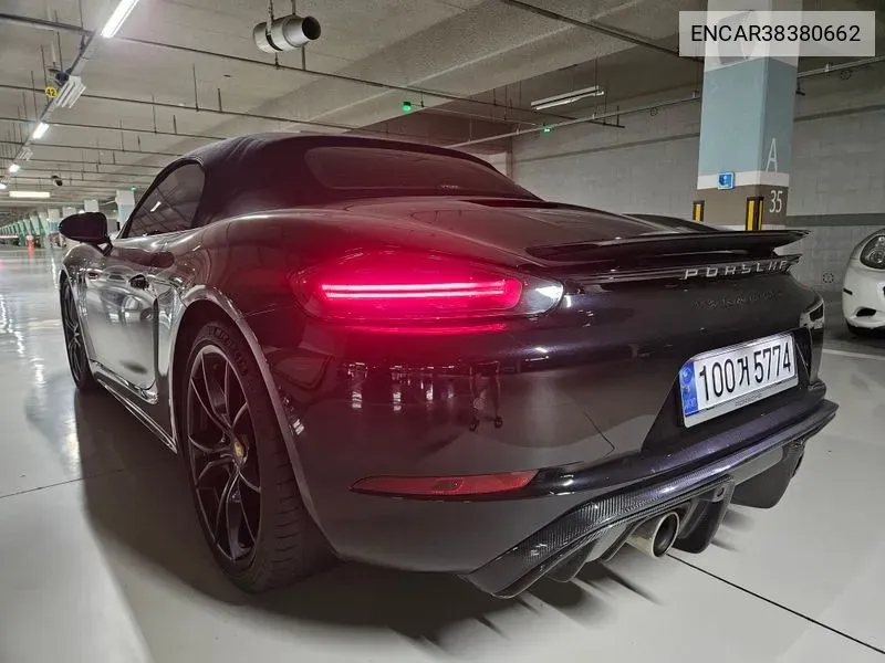 Porsche 718 Boxster 2.5 Gts VIN: ENCAR38380662 Lot: 38380662