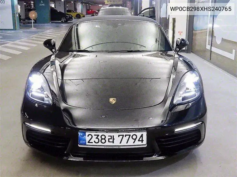 718 Boxster S 2.5 VIN: WP0CB298XHS240765 Lot: 39971313