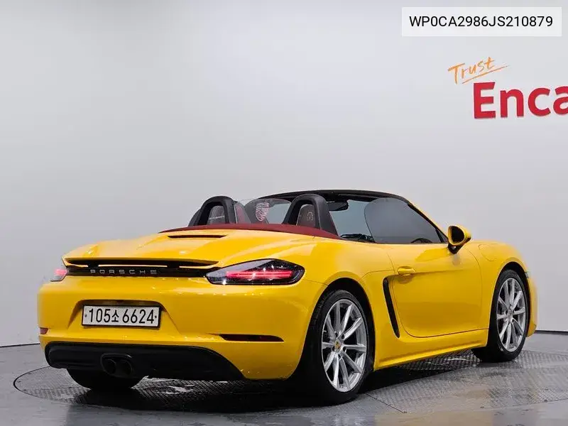 718 Boxster 2.0 VIN: WP0CA2986JS210879 Lot: 39909508