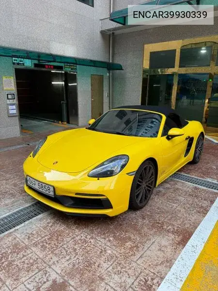 718 Boxster 2.5 Gts VIN: ENCAR39930339 Lot: 39930339