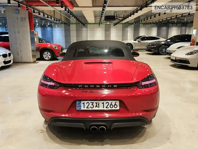 718 Boxster 2.5 Gts VIN: ENCAR39633783 Lot: 39633783