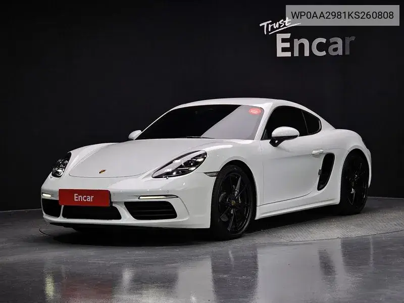 718 Cayman 2.0 VIN: WP0AA2981KS260808 Lot: 39913110