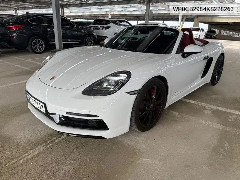 718 Boxster 2.5 Gts VIN: WP0CB2984KS228263 Lot: 39996544