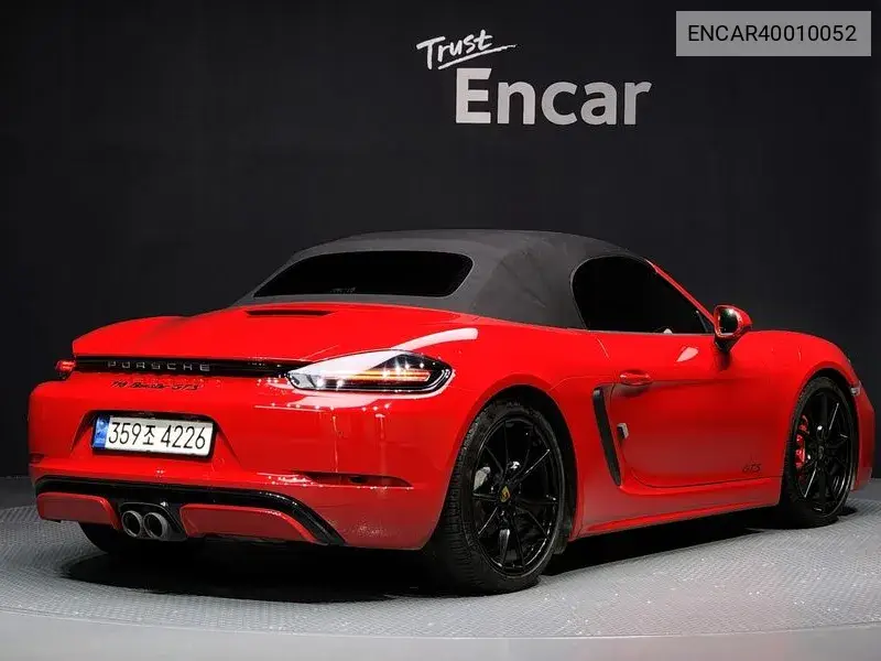 718 Boxster 2.5 Gts VIN: ENCAR40010052 Lot: 40010052