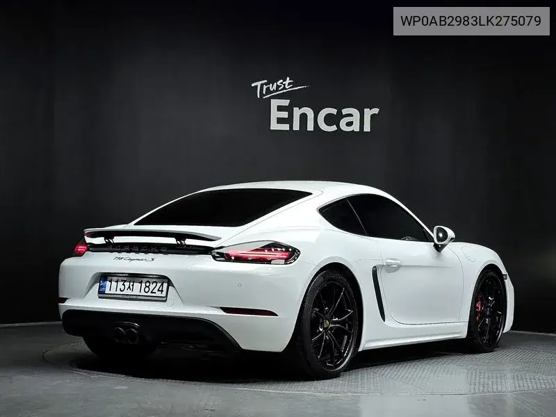 718 Cayman S 2.5 VIN: WP0AB2983LK275079 Lot: 39637651