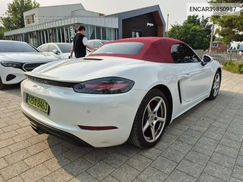 718 Boxster 2.0 VIN: ENCAR39850987 Lot: 39850987