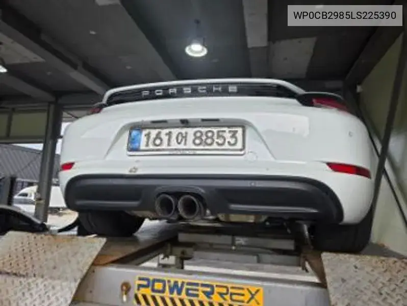 718 Boxster S 2.5 VIN: WP0CB2985LS225390 Lot: 39932175