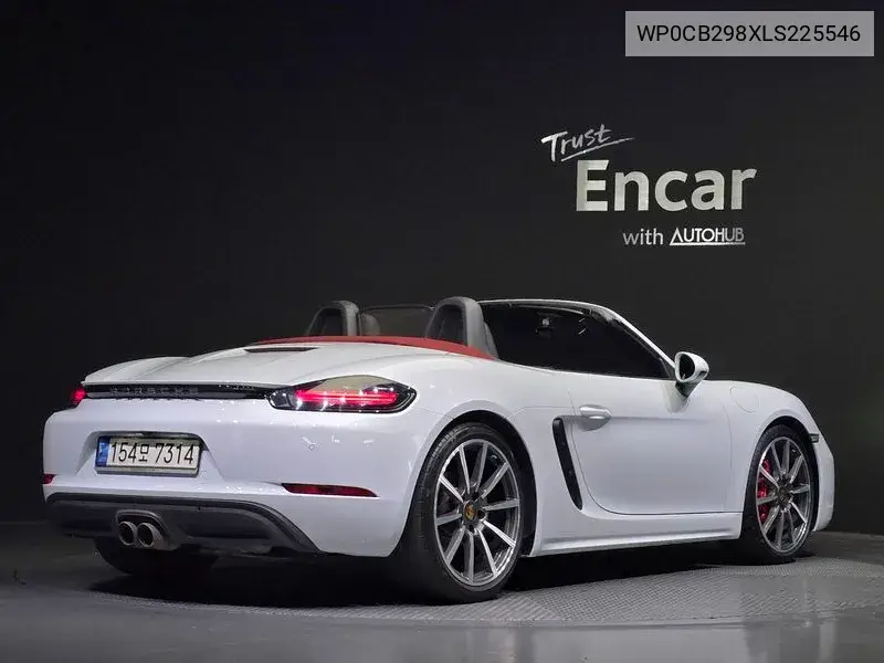 718 Boxster S 2.5 VIN: WP0CB298XLS225546 Lot: 40015839
