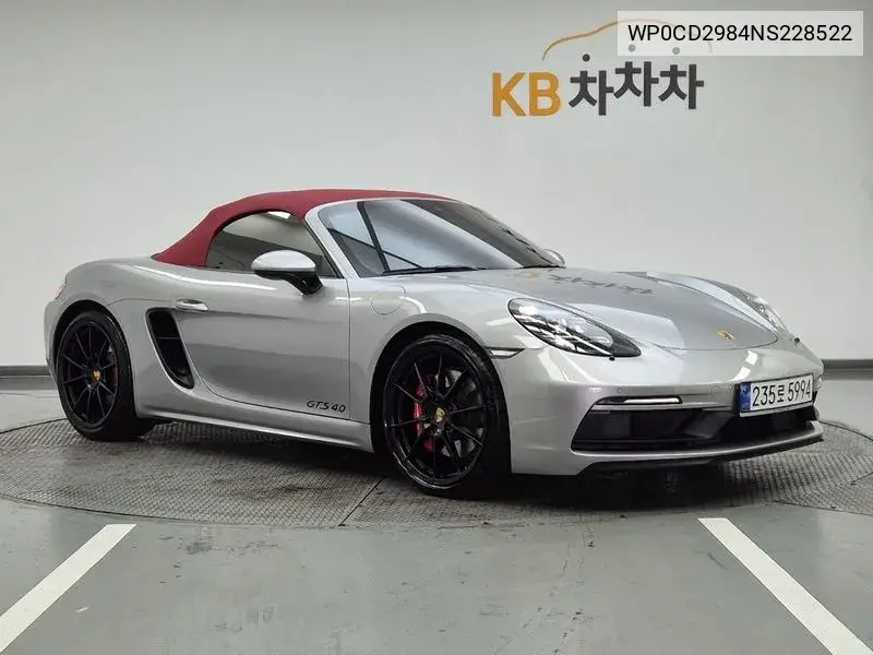 718 Baxter 4.0 Gts VIN: WP0CD2984NS228522 Lot: 39637780