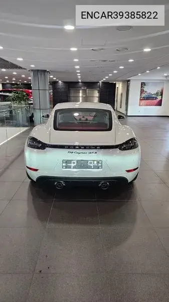 718 Cayman 4.0 Gts VIN: ENCAR39385822 Lot: 39385822