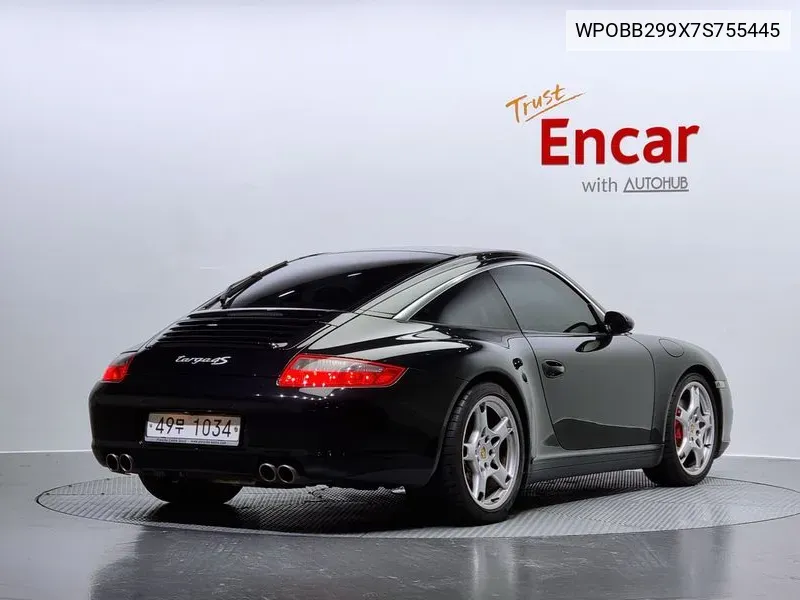 Porsche 911 Targa 4S 997 VIN: WPOBB299X7S755445 Lot: 38073233