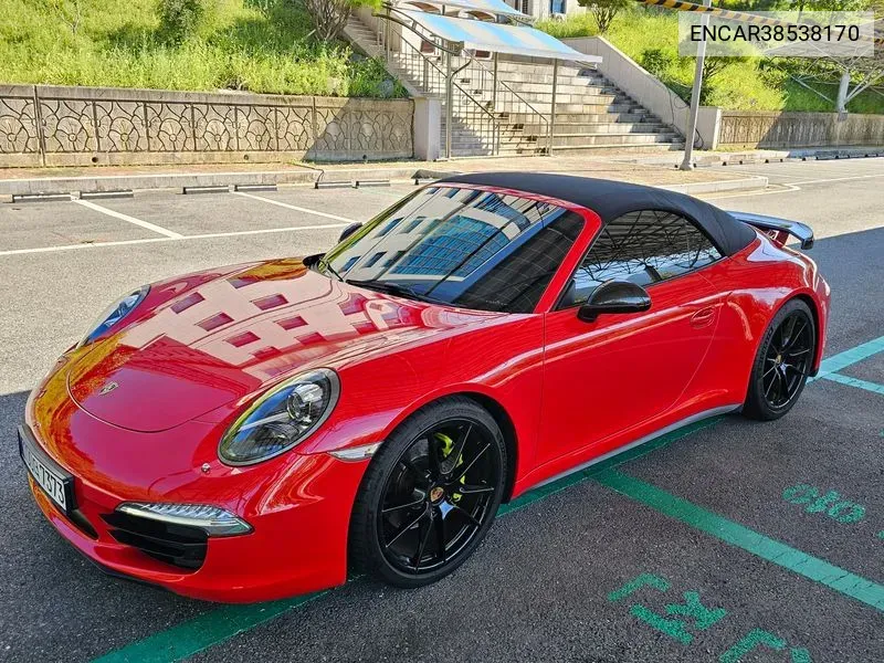 911 Carrera 4 Cabriolet 991 VIN: ENCAR38538170 Lot: 38538170