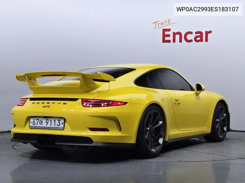911 Gt3 991 VIN: WP0AC2993ES183107 Lot: 39057427