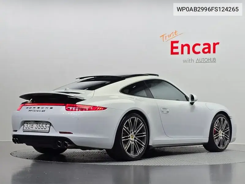 911 Carrera 4S 991 VIN: WP0AB2996FS124265 Lot: 39371132