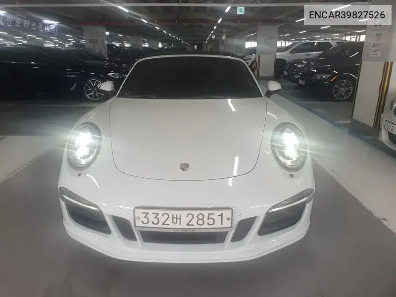 911 Targa 4 Gts 991 VIN: ENCAR39827526 Lot: 39827526