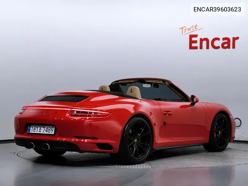 911 Carrera 4S Cabriolet 991 VIN: ENCAR39603623 Lot: 39603623