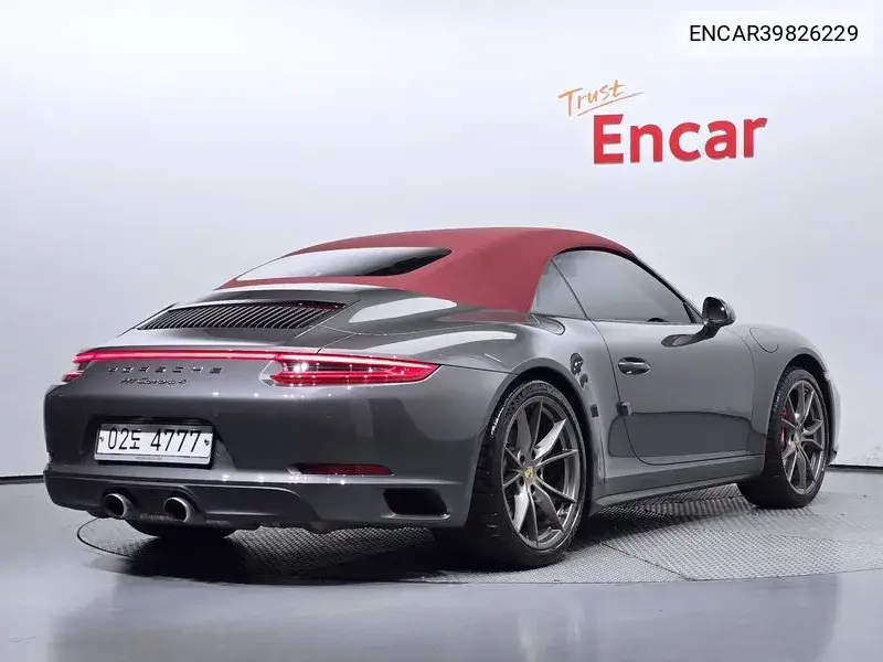 911 Carrera 4 Cabriolet 991 VIN: ENCAR39826229 Lot: 39826229