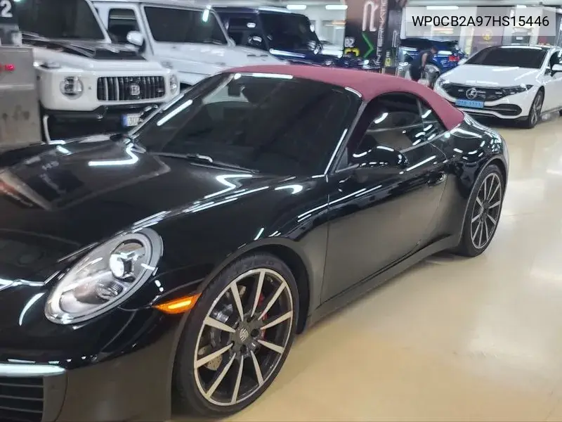 911 Carrera S Cabriolet 991 VIN: WP0CB2A97HS15446 Lot: 39876537