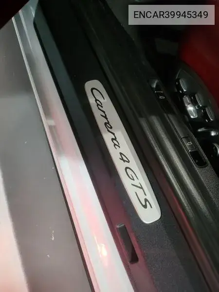 911 Carrera 4 Gts 991 VIN: ENCAR39945349 Lot: 39945349