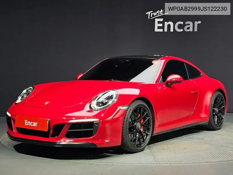 911 Carrera 4 Gts 991 VIN: WP0AB2999JS122230 Lot: 39981796