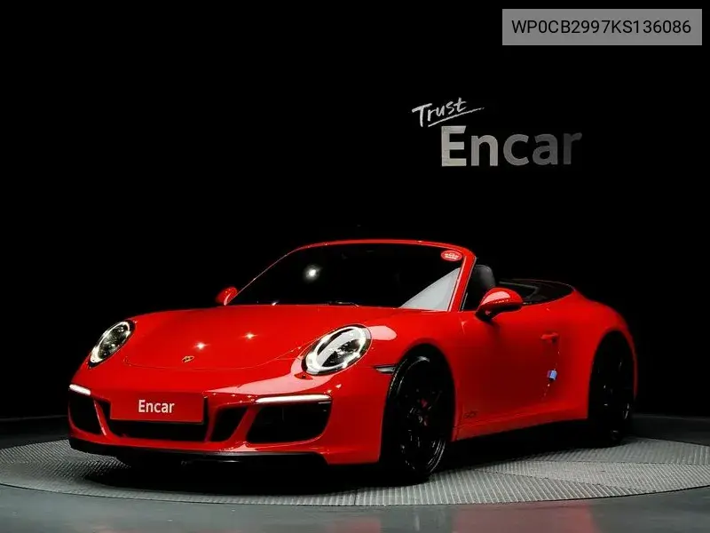 911 Carrera Gts Cabriolet 991 VIN: WP0CB2997KS136086 Lot: 39462741