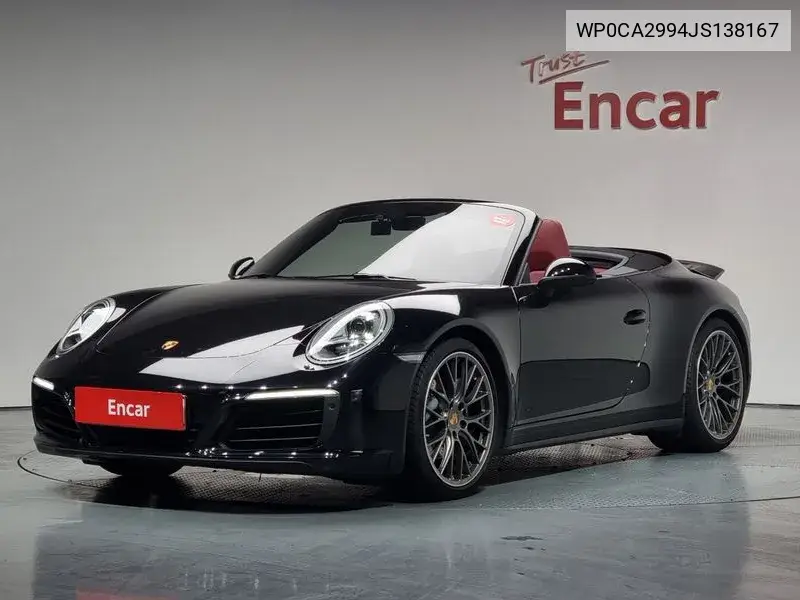 911 Carrera 4 Cabriolet 991 VIN: WP0CA2994JS138167 Lot: 39517116